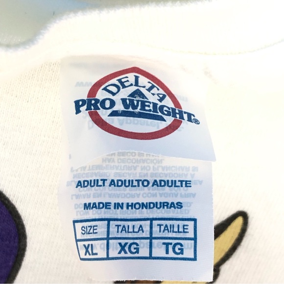 Vintage Looney Tunes Gang Men’s XL Y2K T Shirt Taz Daffy Duck Porky Tweedy Wile - Picture 5 of 8